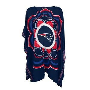 New England Patriots Sheer Caftan by Little Earth for Women